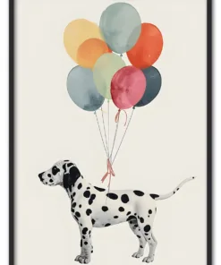 Dalmatian with Balloons Sort