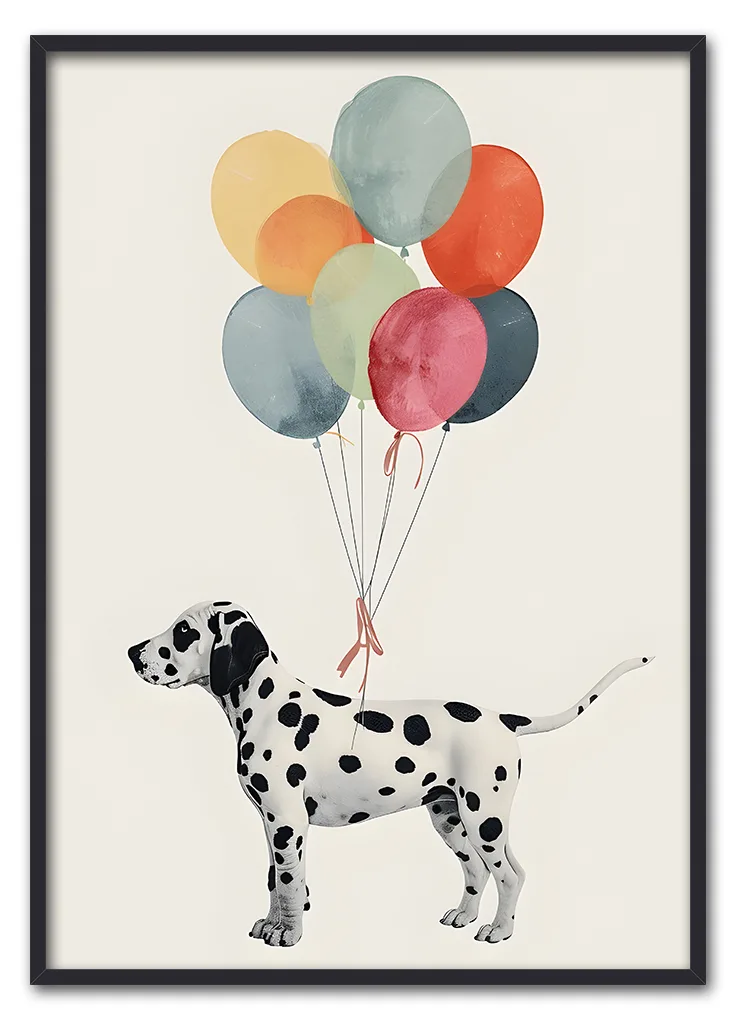 Dalmatian with Balloons Sort