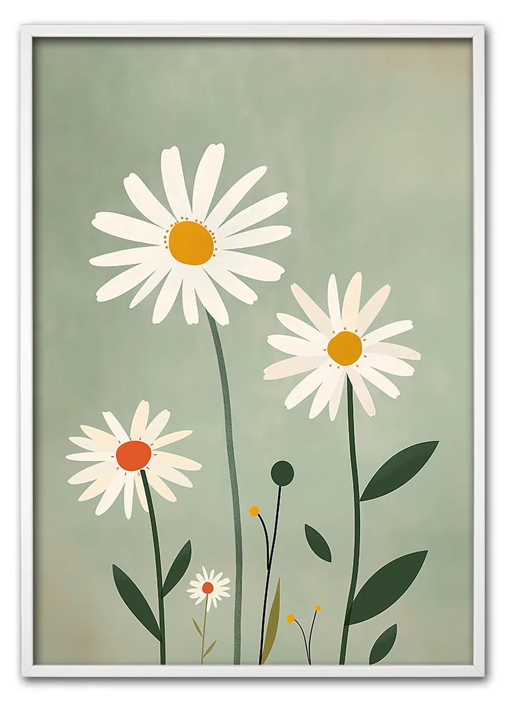 Field of Daisies Hvid Field of Daisies Hvid