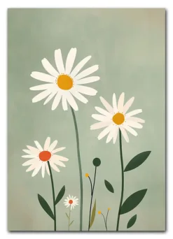 Field of Daisies Plakat
