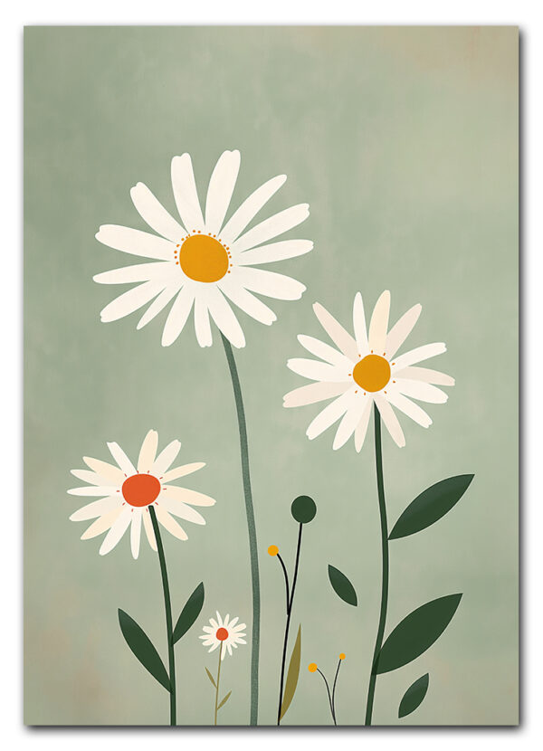Field of Daisies Plakat