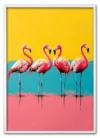 Flamingo Squad Hvid
