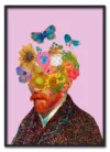 Flower Face No. 01 Sort Flower Face No. 01 Sort
