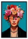 Flower Face No. 02 Sort Flower Face No. 02 Sort