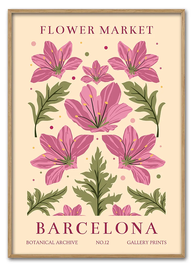 Flower Market Barcelona Massiv Eg