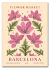 Flower Market Barcelona Plakat