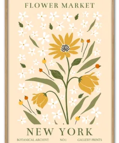 Flower Market New York Massiv Eg