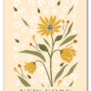 Flower Market New York Plakat