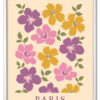 Flower Market Paris Hvid
