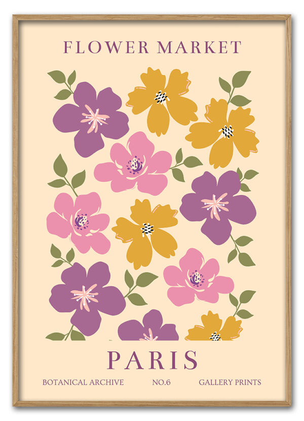 Flower Market Paris Massiv Eg
