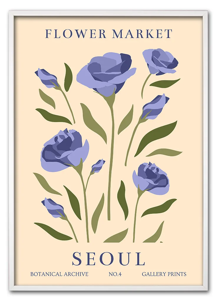 Flower Market Seoul Hvid Flower Market Seoul Hvid