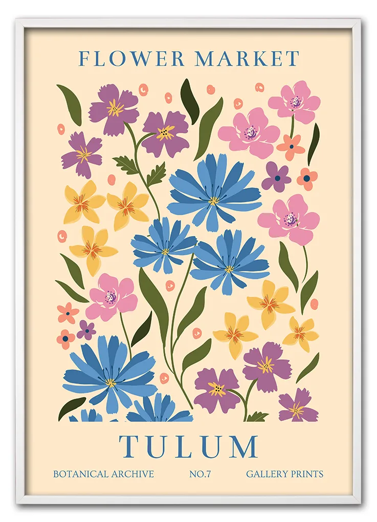 Flower Market Tulum Hvid Flower Market Tulum Hvid