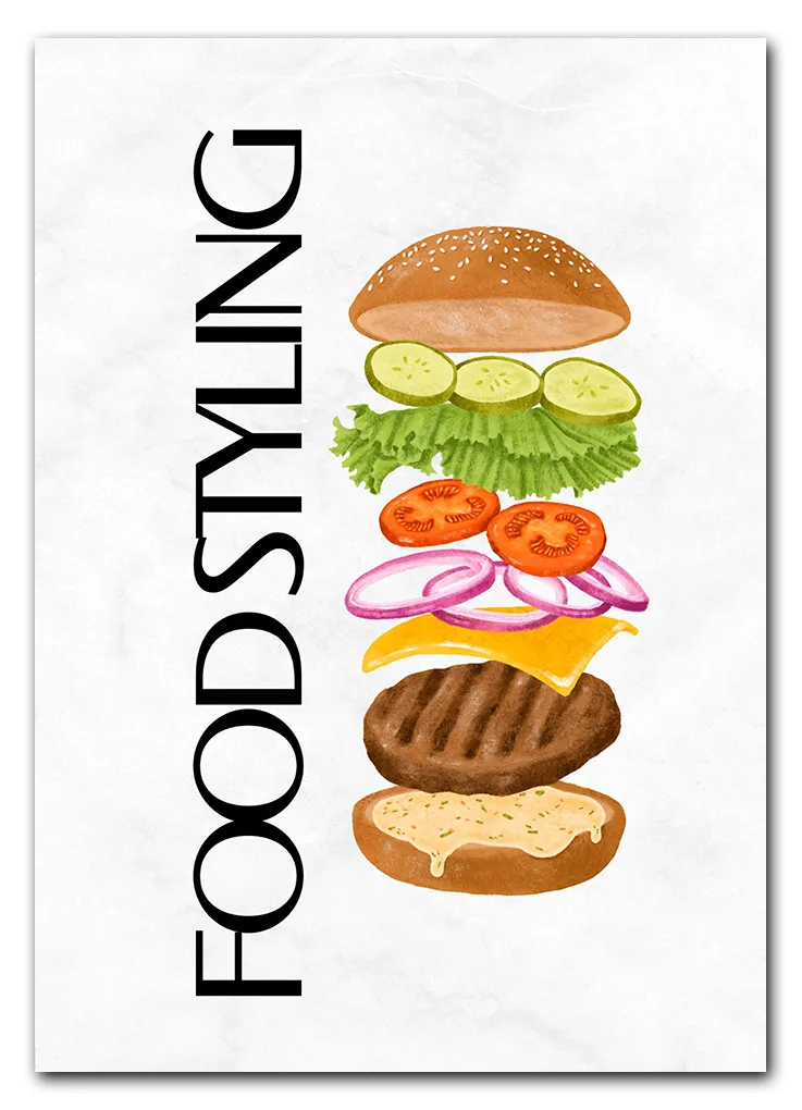 Food Styling Stack Plakat Food Styling Stack Plakat