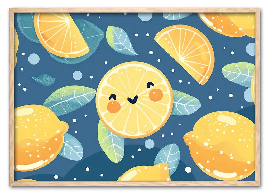 Lemon cute wallpaper fruit plant food.