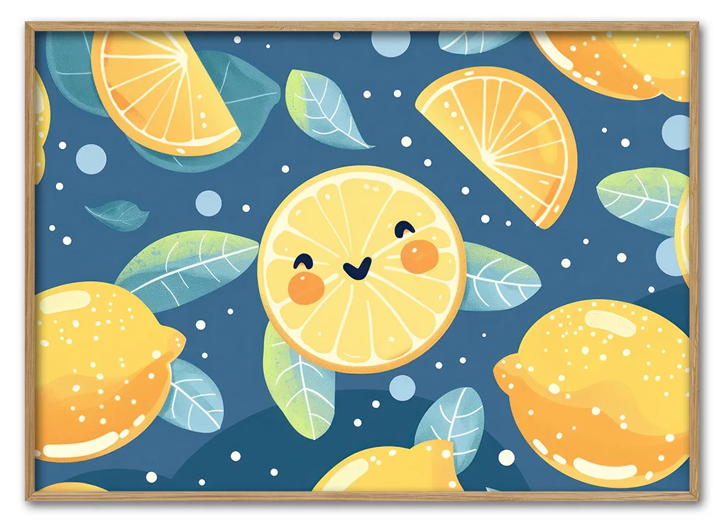 Lemon cute wallpaper fruit plant food.