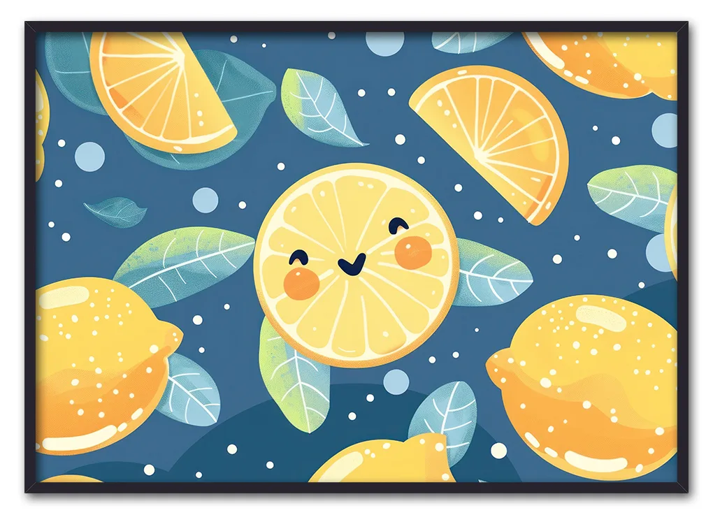 Lemon cute wallpaper fruit plant food.