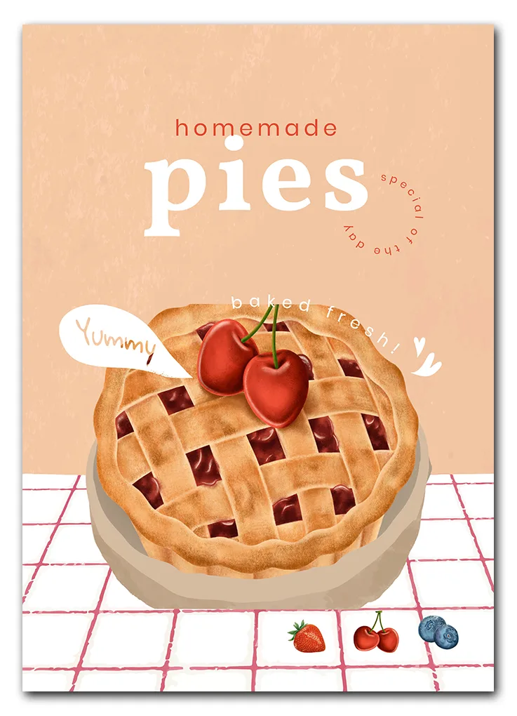 Homemade Pie Love Plakat