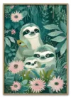 Jungle Sloth Family Massiv Eg