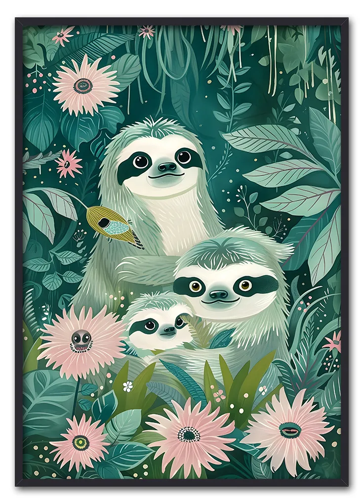 Jungle Sloth Family Sort
