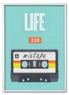 Life is a Mixtape Hvid Life is a Mixtape Hvid