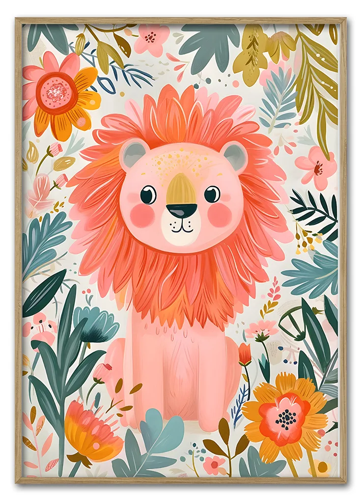Lion in Bloom No. 01 Massiv Eg