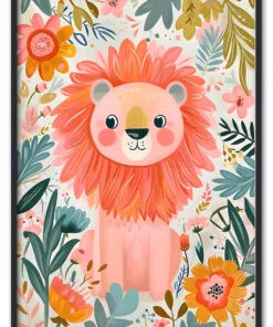 Lion in Bloom No. 01 Sort