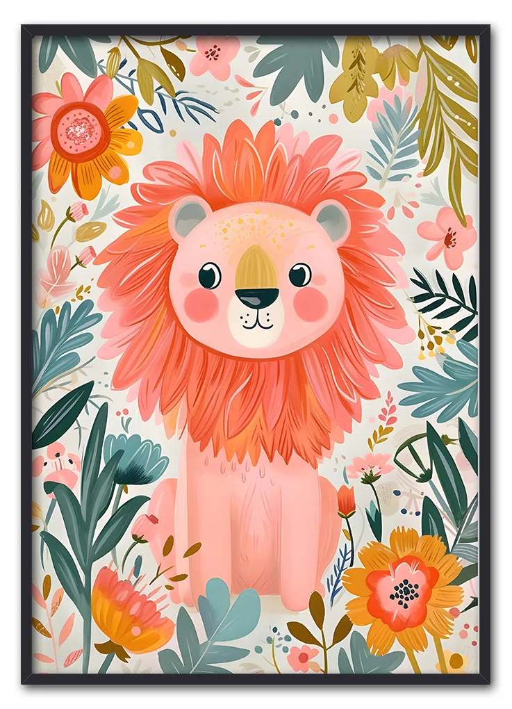 Lion in Bloom No. 01 Sort