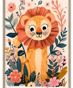 Lion in Bloom No. 02 Massiv Eg