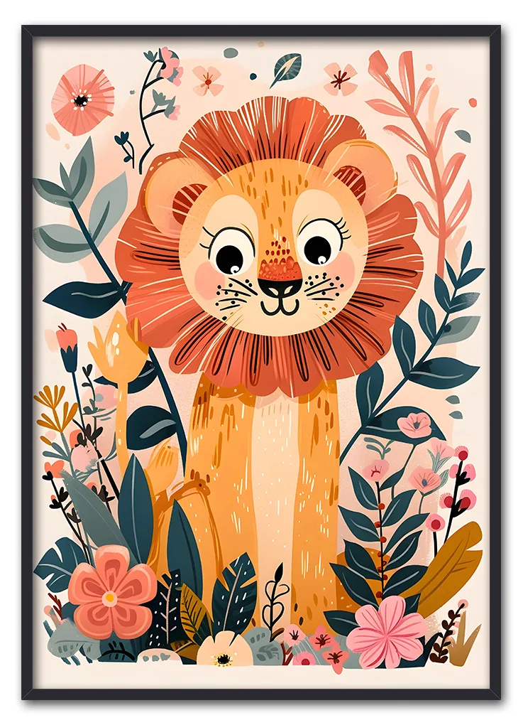 Lion in Bloom No. 02 Sort