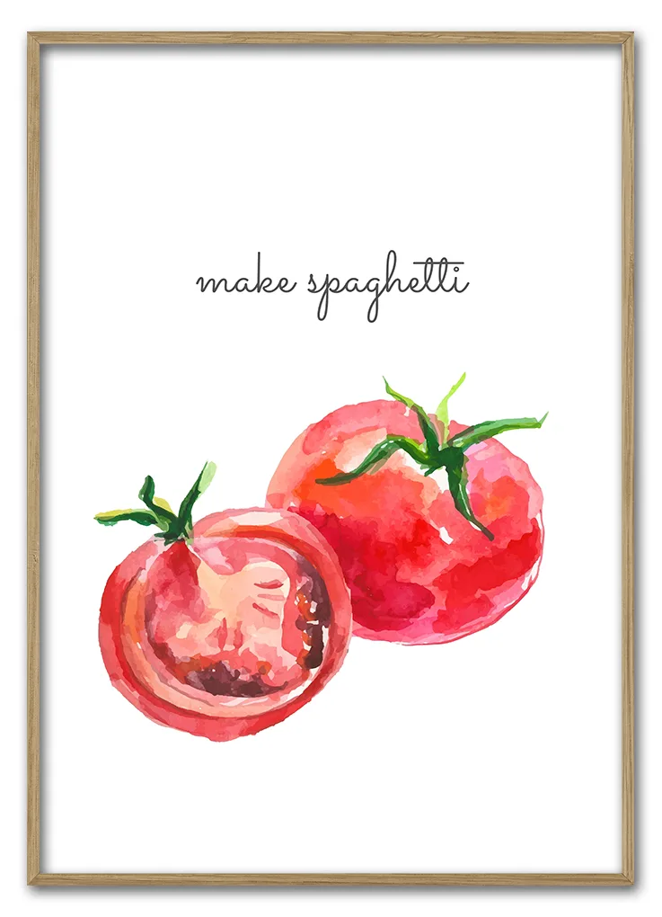 Make Spaghetti 50x70 Cm