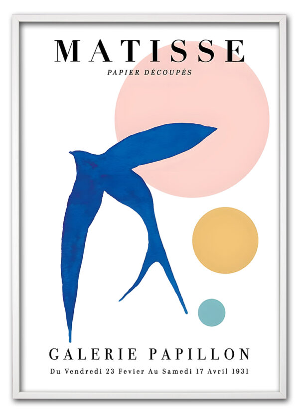 Matisse Bird Cut Out Hvid