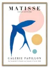 Matisse Bird Cut Out plakat I massiv egetræsramme