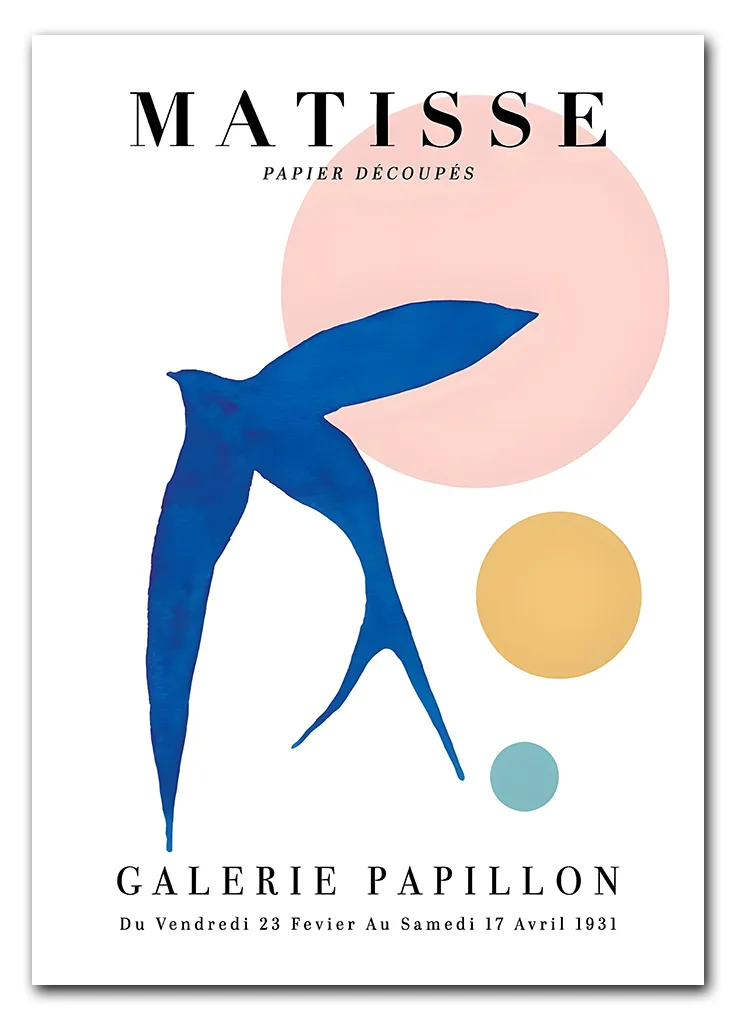 Matisse Bird Cut Out Plakat Matisse Bird Cut Out Plakat