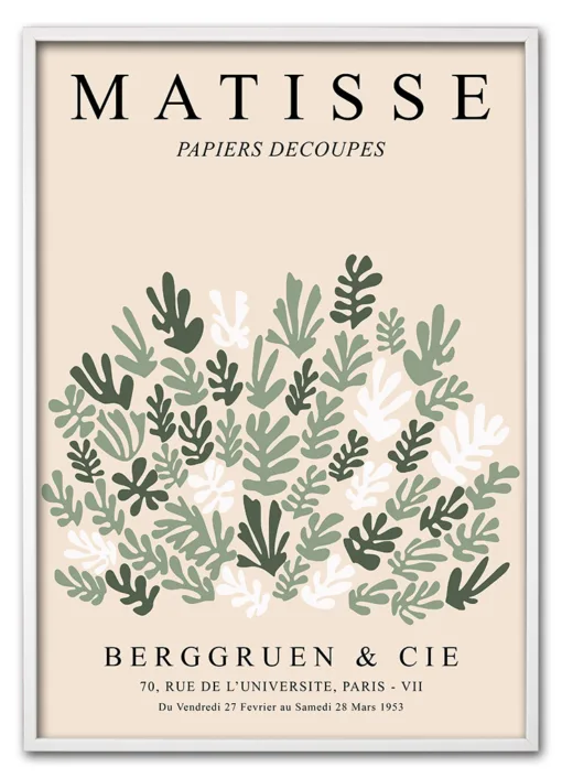 Matisse Botanical Collage Hvid