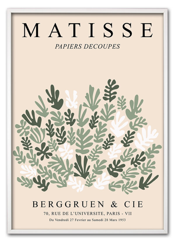 Matisse Botanical Collage Hvid