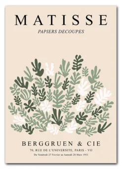 Matisse Botanical Collage Plakat