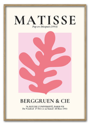 Matisse Coral Form No. 01 (Pink Series) Massiv Eg