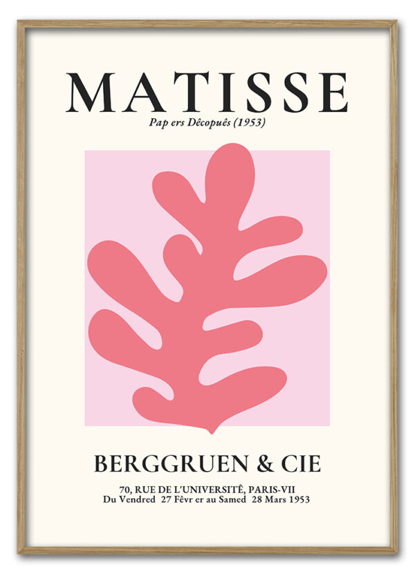 Matisse Coral Form No. 01 (Pink Series) Massiv Eg
