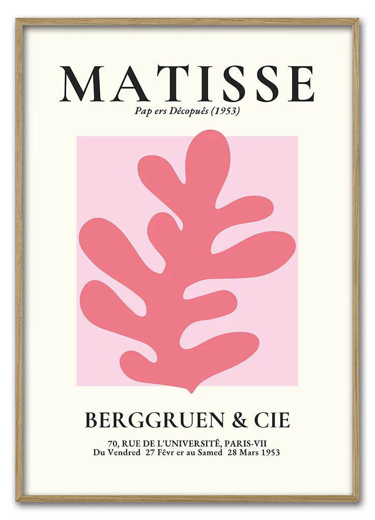 Matisse Coral Form No. 01 (Pink Series) Massiv Eg