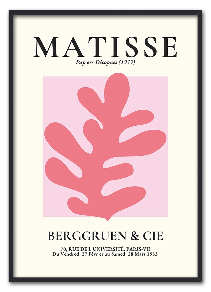 Matisse Coral Form No. 01 (Pink Series) Sort