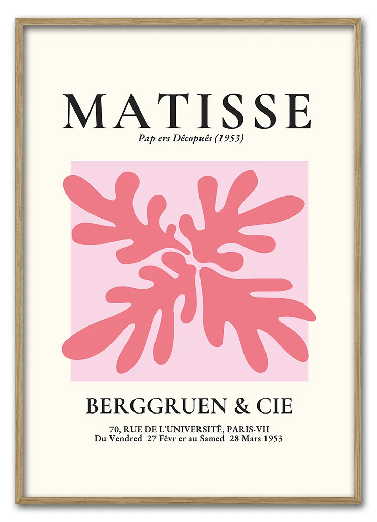 Matisse Coral Form No. 02 (Pink Series) Massiv Eg