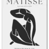 Matisse Cut Outs No. 05 (Black Grey) Plakat