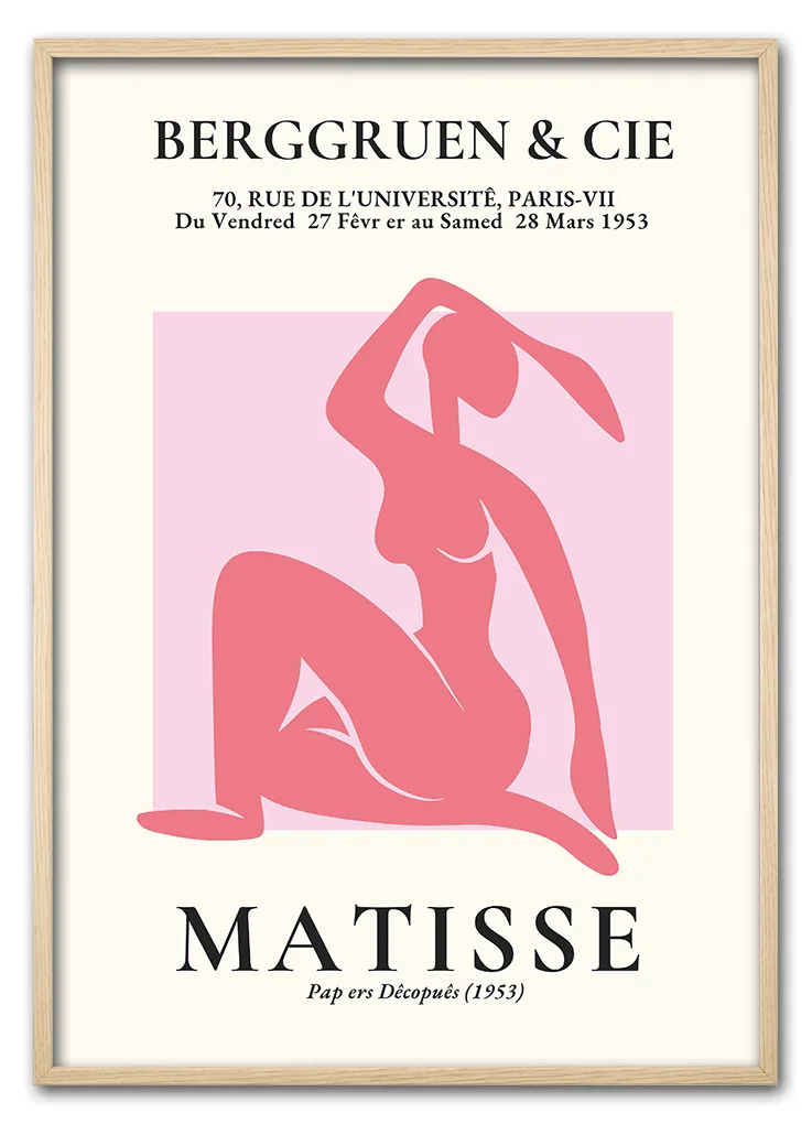 Matisse Cut Outs No. 06 (Pink Nude) Eg Matisse Cut Outs No. 06 (Pink Nude) Eg