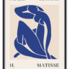 Matisse Cut Outs No. 08 (Blue Nude) Sort
