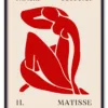 Matisse Cut Outs No. 09 (Red Nude) Sort