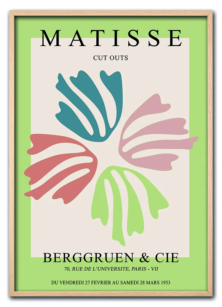 Matisse Cut Outs No. 10 (Floral Fan) Eg Matisse Cut Outs No. 10 (Floral Fan) Eg