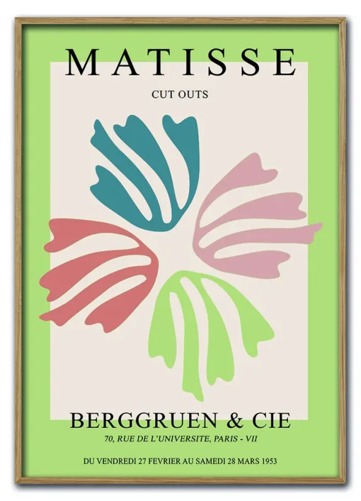 Matisse Cut Outs No. 10 (Floral Fan) Massiv Eg