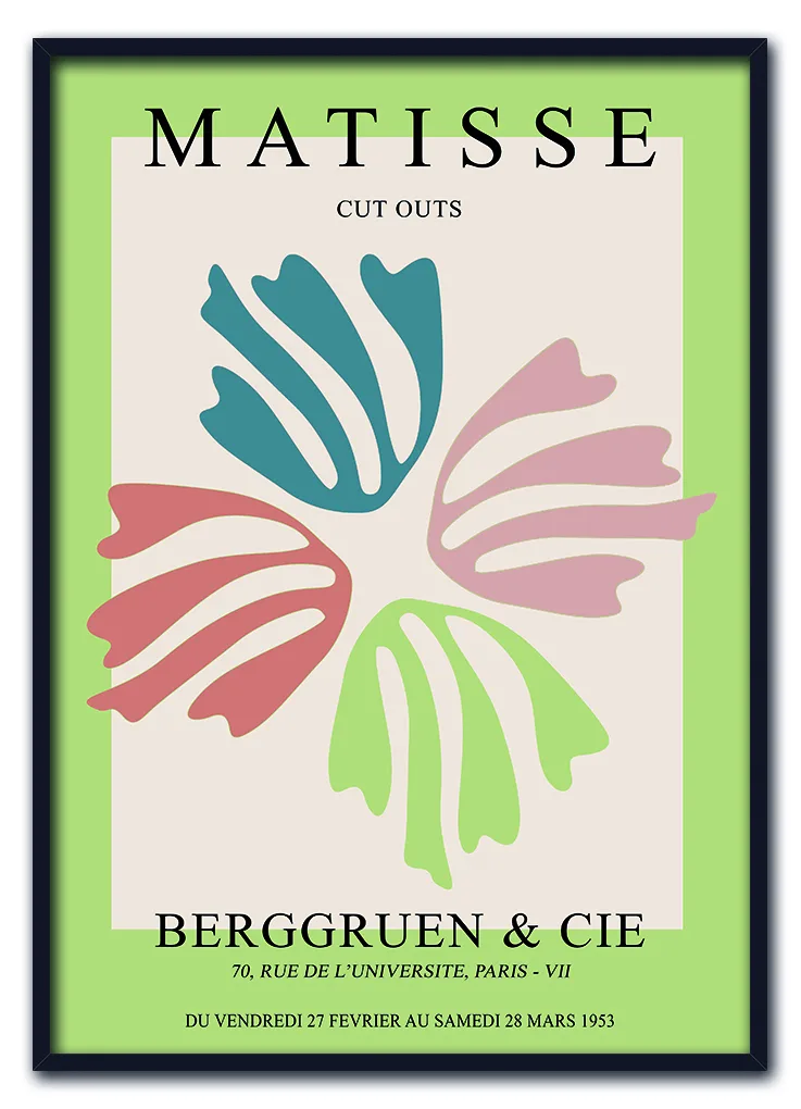 Matisse Cut Outs No. 10 (Floral Fan) Sort Matisse Cut Outs No. 10 (Floral Fan) Sort