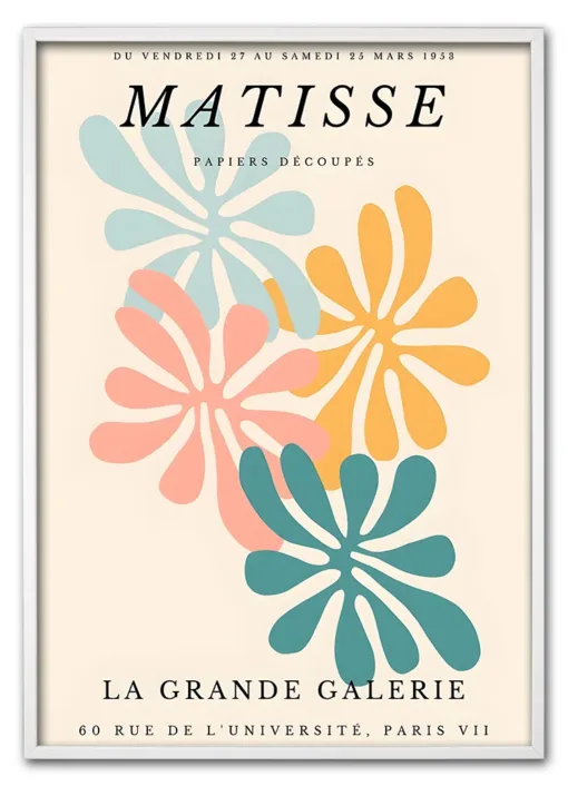Matisse Flower Study No. 01 Hvid