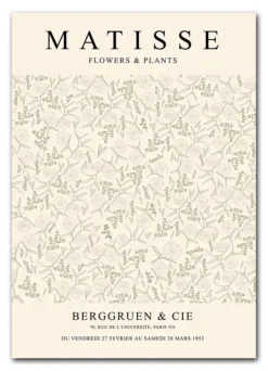 Matisse Flowers & Plants No. 02 Plakat